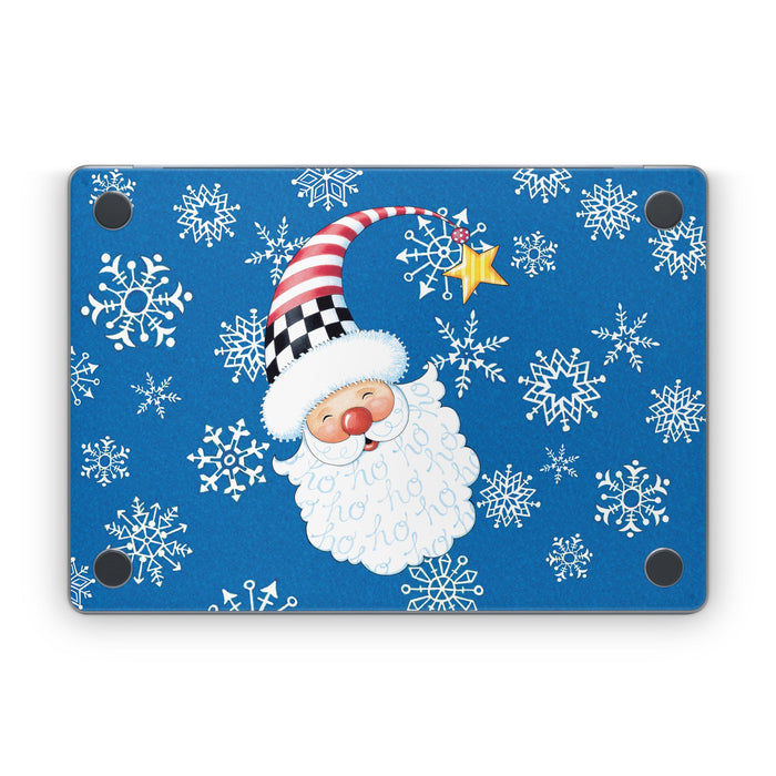 Santa Snowflake - Apple MacBook Skin