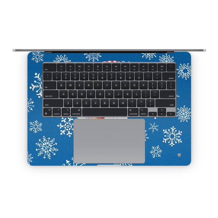Santa Snowflake - Apple MacBook Skin