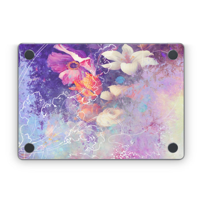 Sketch Flowers Lily - Apple MacBook Skin - eZthings USA WE SORT ALL THE CRAZIEST GADGETS, GIZMOS, TOYS & TECHNOLOGY, SO YOU DON'T HAVE TO.
