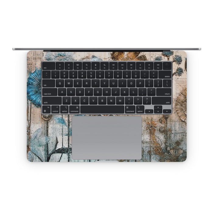 Steampunk Flowers - Apple MacBook Skin