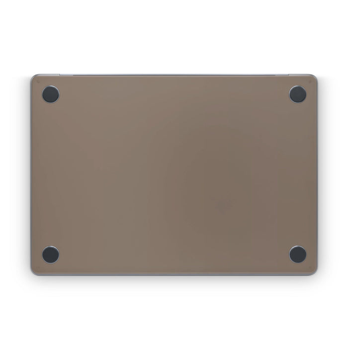 Solid State Flat Dark Earth - Apple MacBook Skin - eZthings USA WE SORT ALL THE CRAZIEST GADGETS, GIZMOS, TOYS & TECHNOLOGY, SO YOU DON'T HAVE TO.