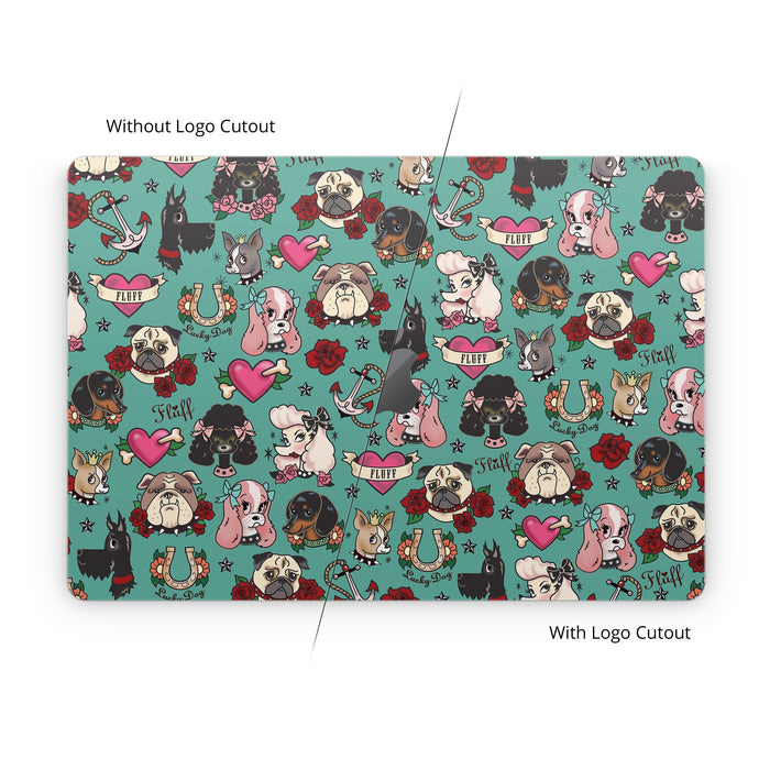 Tattoo Dogs - Apple MacBook Skin