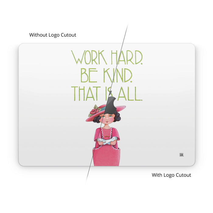Work Hard - Apple MacBook Skin