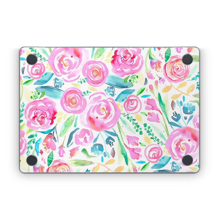 Watercolor Roses - Apple MacBook Skin - eZthings USA WE SORT ALL THE CRAZIEST GADGETS, GIZMOS, TOYS & TECHNOLOGY, SO YOU DON'T HAVE TO.