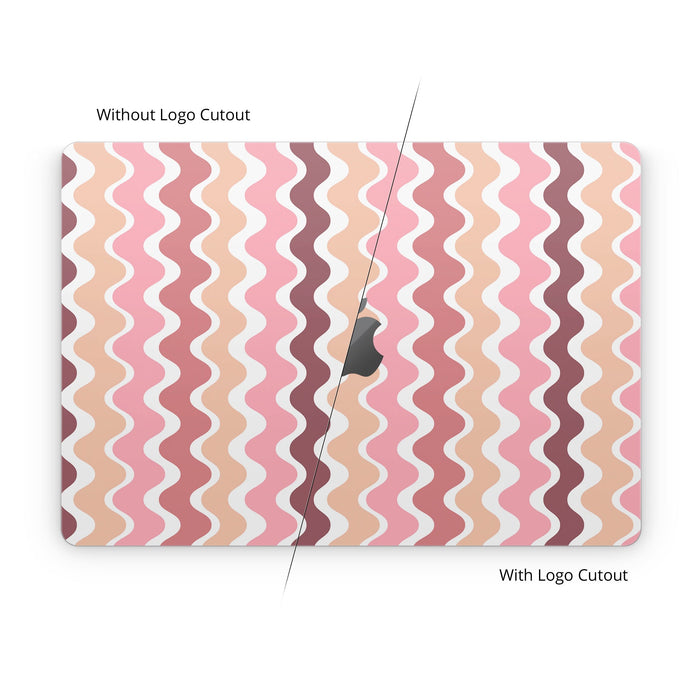Pink Waves - Apple MacBook Skin