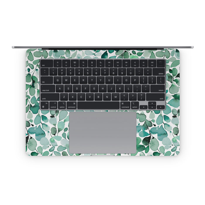 Watercolor Eucalyptus Leaves - Apple MacBook Skin