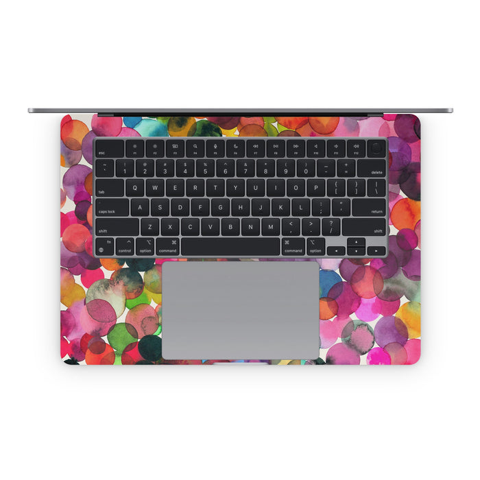 Watercolor Drops - Apple MacBook Skin - eZthings USA WE SORT ALL THE CRAZIEST GADGETS, GIZMOS, TOYS & TECHNOLOGY, SO YOU DON'T HAVE TO.