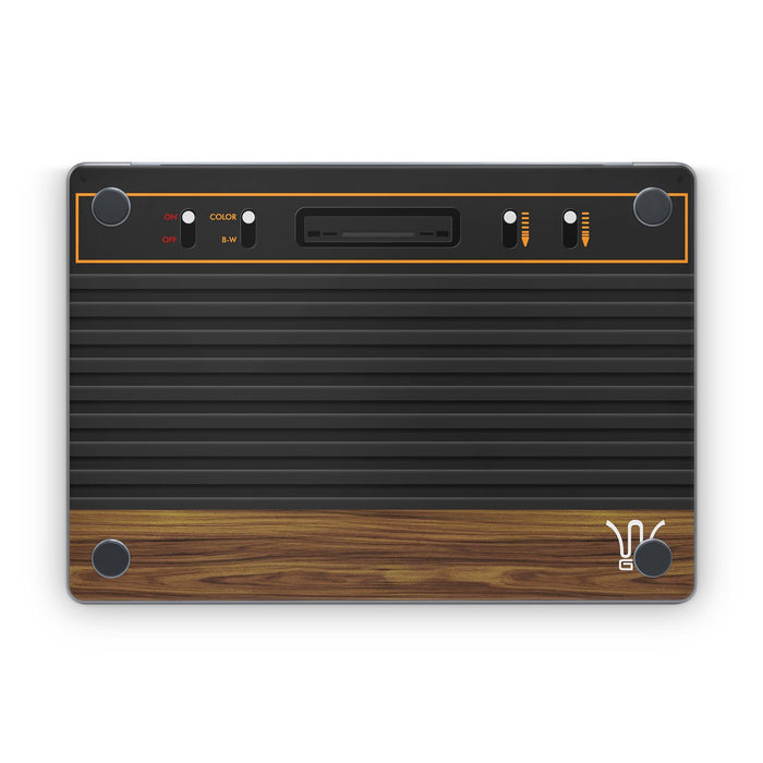 Wooden Gaming System - Apple MacBook Skin - eZthings USA WE SORT ALL THE CRAZIEST GADGETS, GIZMOS, TOYS & TECHNOLOGY, SO YOU DON'T HAVE TO.