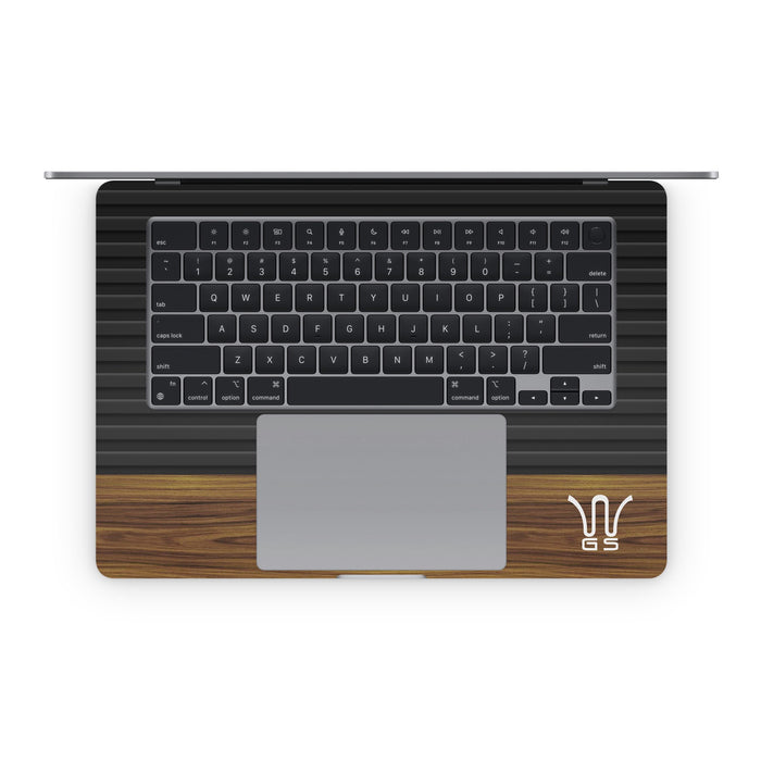 Wooden Gaming System - Apple MacBook Skin - eZthings USA WE SORT ALL THE CRAZIEST GADGETS, GIZMOS, TOYS & TECHNOLOGY, SO YOU DON'T HAVE TO.