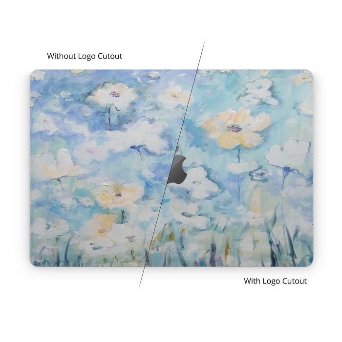 White & Blue - Apple MacBook Skin