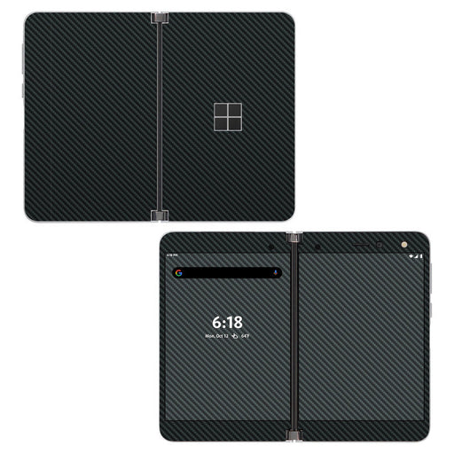 Carbon - Microsoft Surface Duo Skin - eZthings USA WE SORT ALL THE CRAZIEST GADGETS, GIZMOS, TOYS & TECHNOLOGY, SO YOU DON'T HAVE TO.