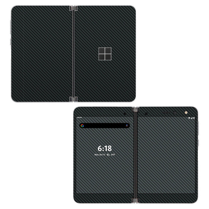 Carbon - Microsoft Surface Duo Skin - eZthings USA WE SORT ALL THE CRAZIEST GADGETS, GIZMOS, TOYS & TECHNOLOGY, SO YOU DON'T HAVE TO.