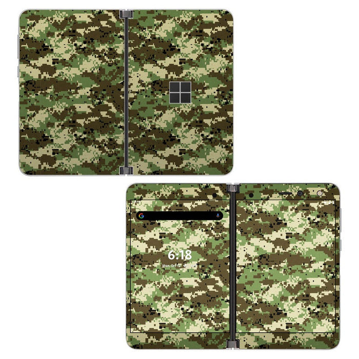 Digital Woodland Camo - Microsoft Surface Duo Skin