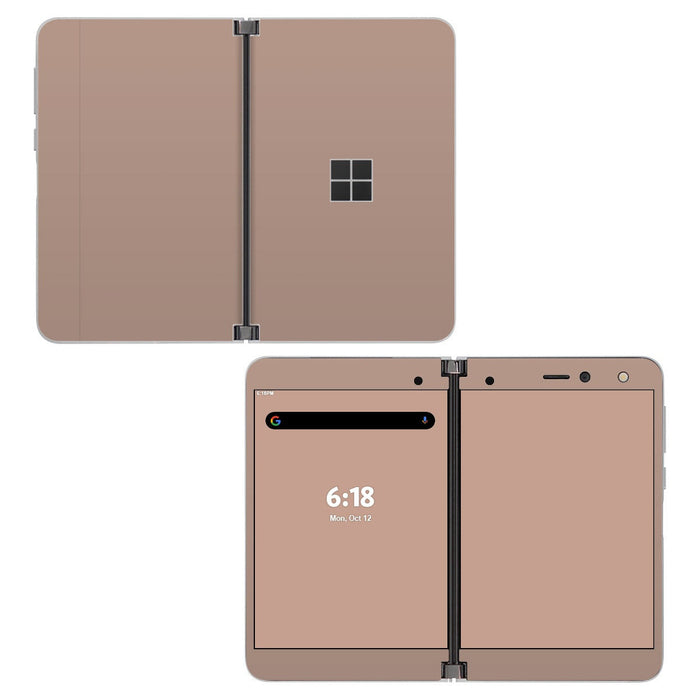 Solid State Rustic Pink - Microsoft Surface Duo Skin