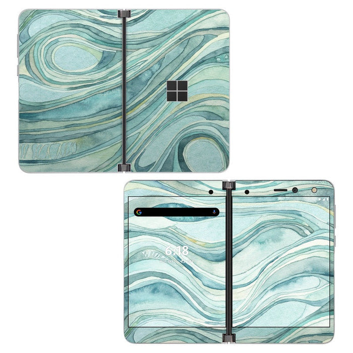 Waves - Microsoft Surface Duo Skin - eZthings USA WE SORT ALL THE CRAZIEST GADGETS, GIZMOS, TOYS & TECHNOLOGY, SO YOU DON'T HAVE TO.