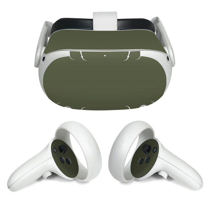 Solid State Olive Drab - Meta Quest 2 Skin