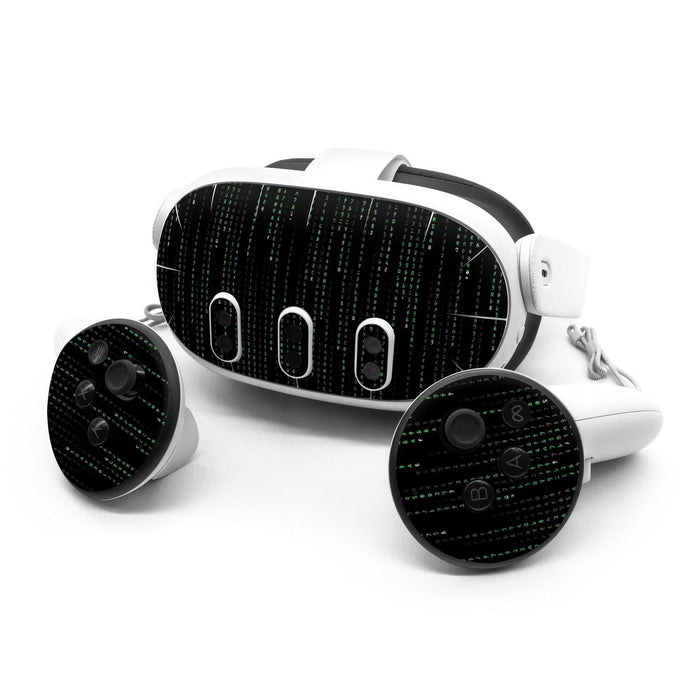 Matrix Style Code - Meta Quest 3 Skin - eZthings USA WE SORT ALL THE CRAZIEST GADGETS, GIZMOS, TOYS & TECHNOLOGY, SO YOU DON'T HAVE TO.