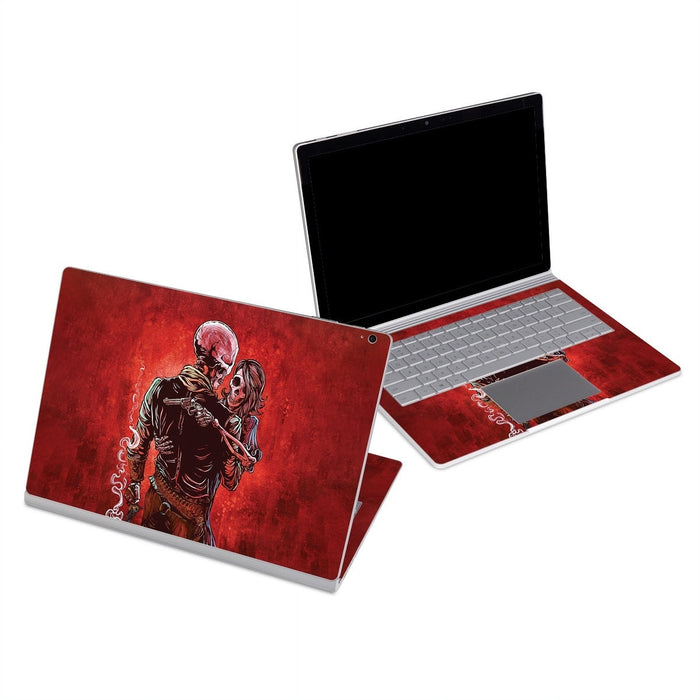 Love, Trust, and a Revolver - Microsoft Surface Book Skin