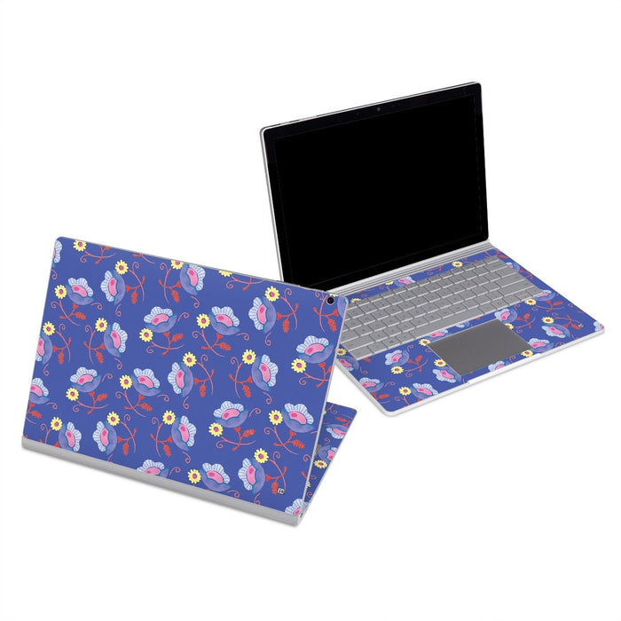 Purple Flowers - Microsoft Surface Book Skin - eZthings USA WE SORT ALL THE CRAZIEST GADGETS, GIZMOS, TOYS & TECHNOLOGY, SO YOU DON'T HAVE TO.