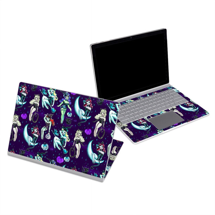 Witches and Black Cats - Microsoft Surface Book Skin