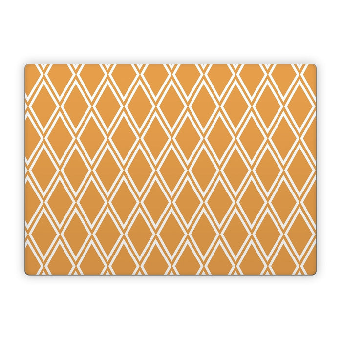 Orange Checks - Microsoft Surface Laptop Skin