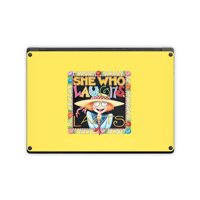 She Who Laughs - Microsoft Surface Laptop Skin