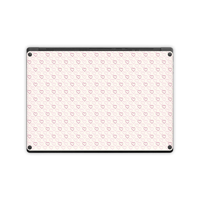 Patterned Hearts - Microsoft Surface Laptop Skin