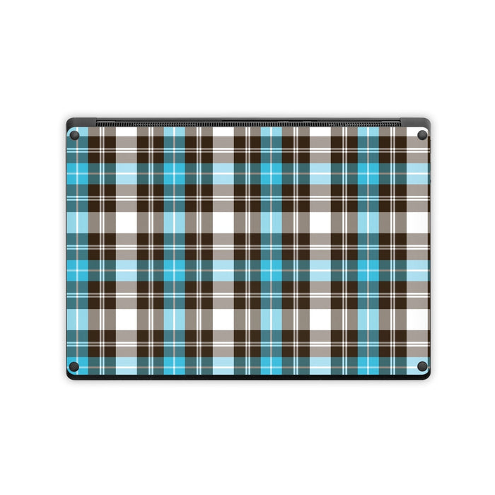 Turquoise Plaid - Microsoft Surface Laptop Skin