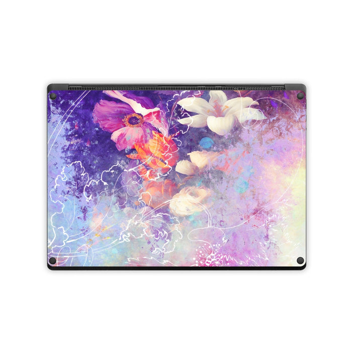 Sketch Flowers Lily - Microsoft Surface Laptop Skin - eZthings USA WE SORT ALL THE CRAZIEST GADGETS, GIZMOS, TOYS & TECHNOLOGY, SO YOU DON'T HAVE TO.