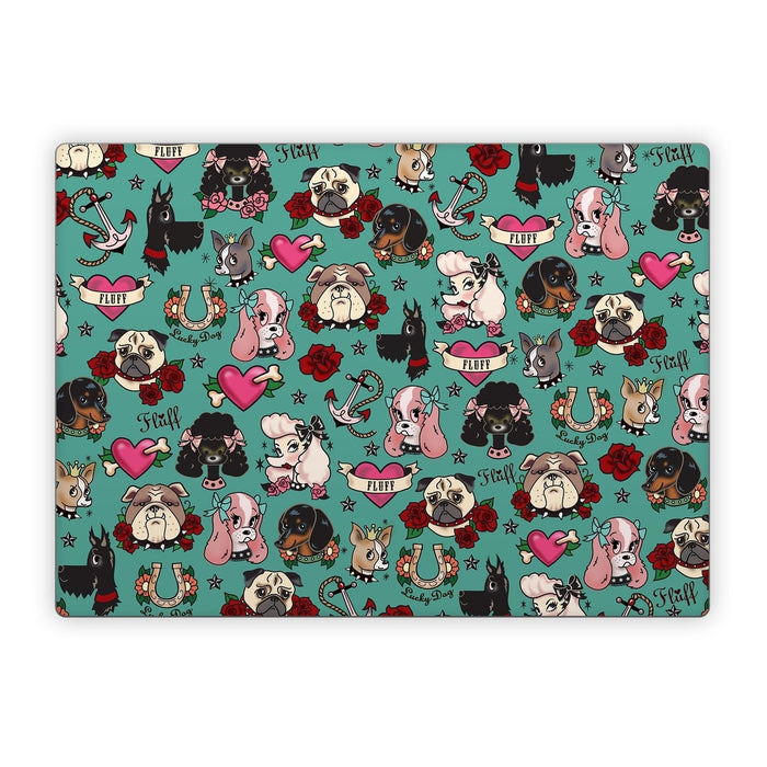 Tattoo Dogs - Microsoft Surface Laptop Skin - eZthings USA WE SORT ALL THE CRAZIEST GADGETS, GIZMOS, TOYS & TECHNOLOGY, SO YOU DON'T HAVE TO.