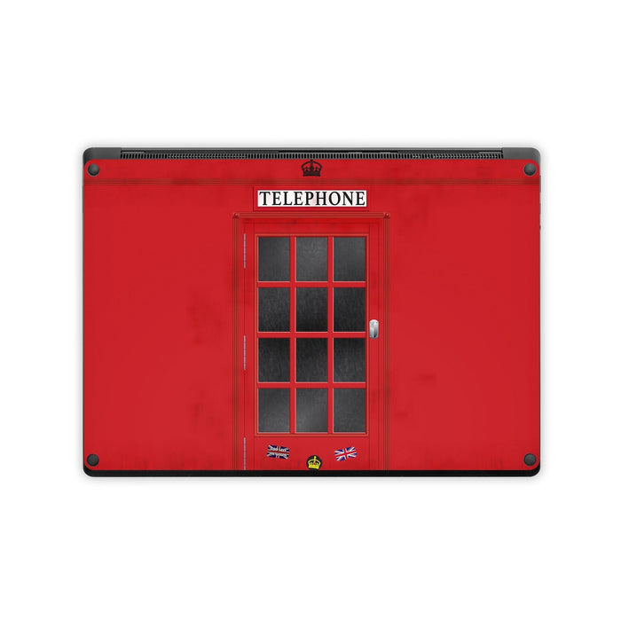 Telephone Kiosk - Microsoft Surface Laptop Skin - eZthings USA WE SORT ALL THE CRAZIEST GADGETS, GIZMOS, TOYS & TECHNOLOGY, SO YOU DON'T HAVE TO.