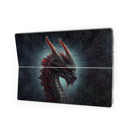 Black Dragon - Microsoft Surface Pro Skin - eZthings USA WE SORT ALL THE CRAZIEST GADGETS, GIZMOS, TOYS & TECHNOLOGY, SO YOU DON'T HAVE TO.