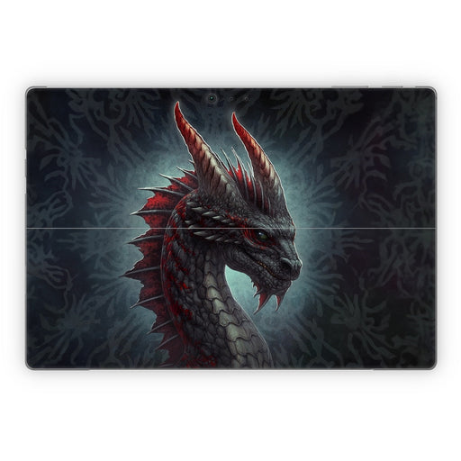 Black Dragon - Microsoft Surface Pro Skin - eZthings USA WE SORT ALL THE CRAZIEST GADGETS, GIZMOS, TOYS & TECHNOLOGY, SO YOU DON'T HAVE TO.