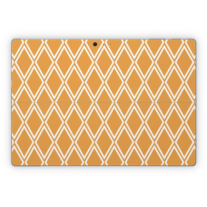Orange Checks - Microsoft Surface Pro Skin