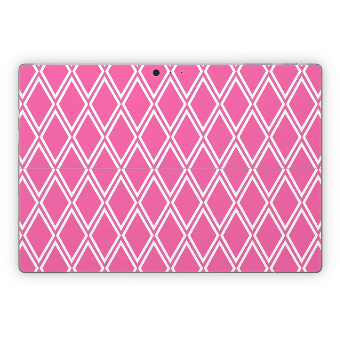 Pink Checks - Microsoft Surface Pro Skin