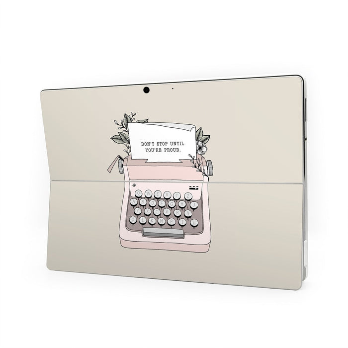 Dont Stop - Microsoft Surface Pro Skin