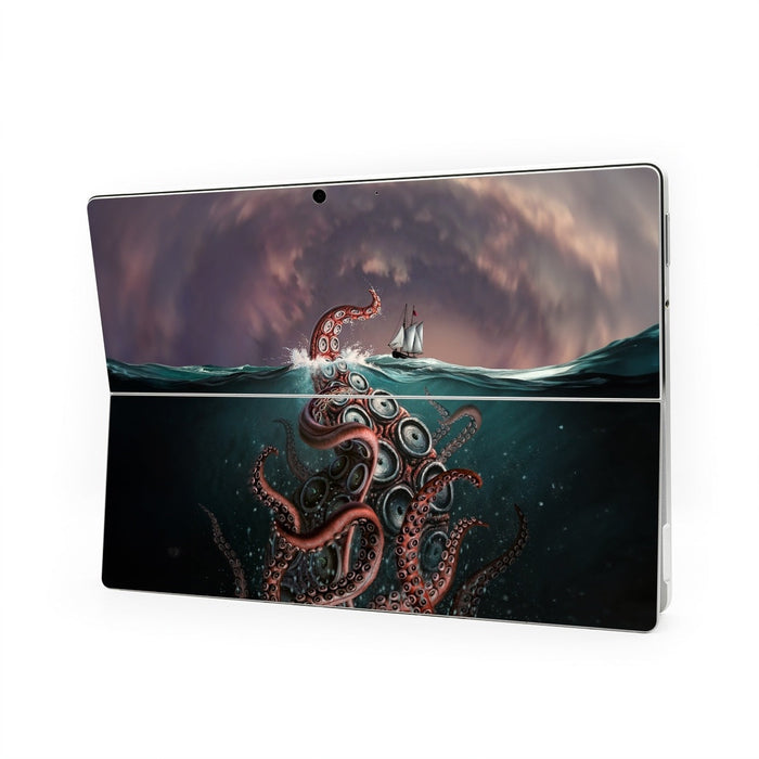 Kraken - Microsoft Surface Pro Skin - eZthings USA WE SORT ALL THE CRAZIEST GADGETS, GIZMOS, TOYS & TECHNOLOGY, SO YOU DON'T HAVE TO.