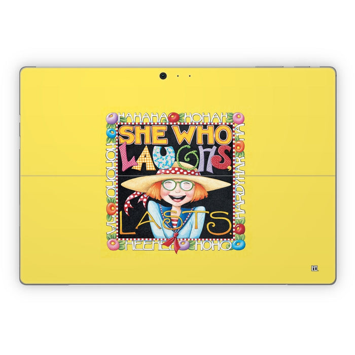 She Who Laughs - Microsoft Surface Pro Skin