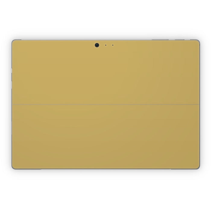 Solid State Mustard - Microsoft Surface Pro Skin - eZthings USA WE SORT ALL THE CRAZIEST GADGETS, GIZMOS, TOYS & TECHNOLOGY, SO YOU DON'T HAVE TO.