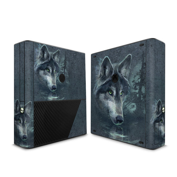 Wolf Reflection - Microsoft Xbox 360 E Skin