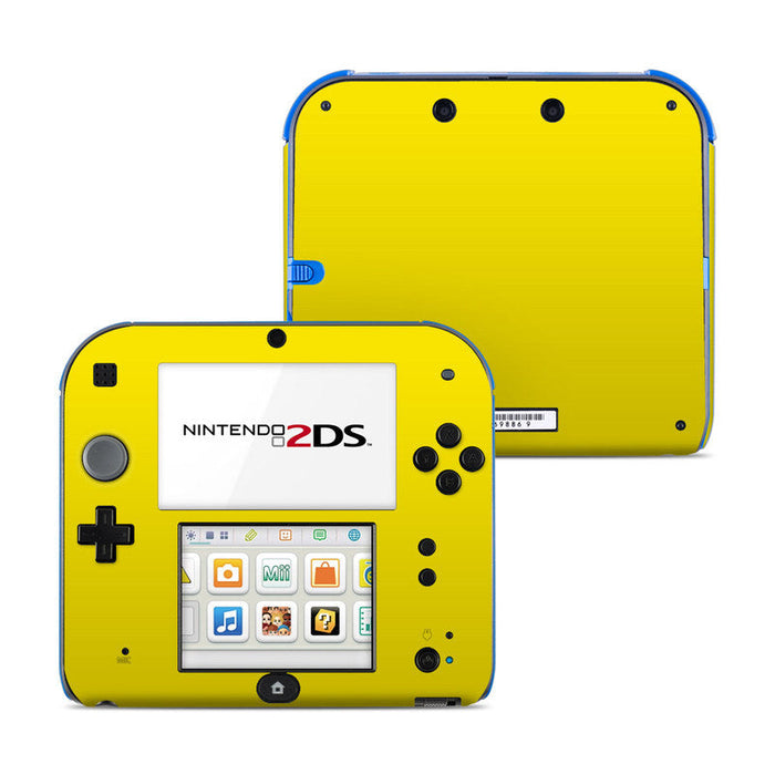 Solid State Yellow - Nintendo 2DS Skin - eZthings USA WE SORT ALL THE CRAZIEST GADGETS, GIZMOS, TOYS & TECHNOLOGY, SO YOU DON'T HAVE TO.