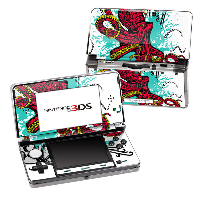 Octopus - Nintendo 3DS Skin - eZthings USA WE SORT ALL THE CRAZIEST GADGETS, GIZMOS, TOYS & TECHNOLOGY, SO YOU DON'T HAVE TO.