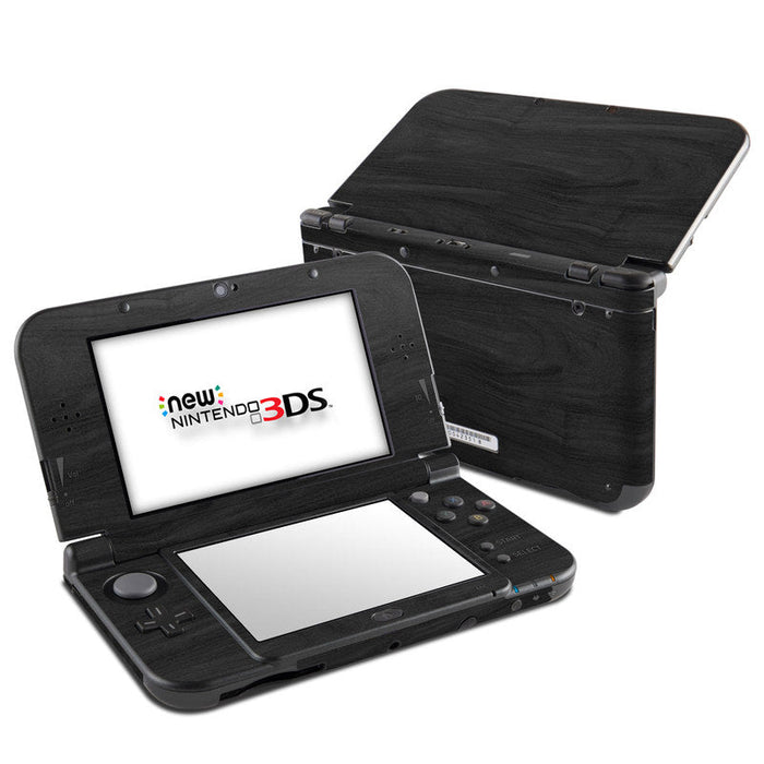 Black Woodgrain - Nintendo 3DS LL Skin