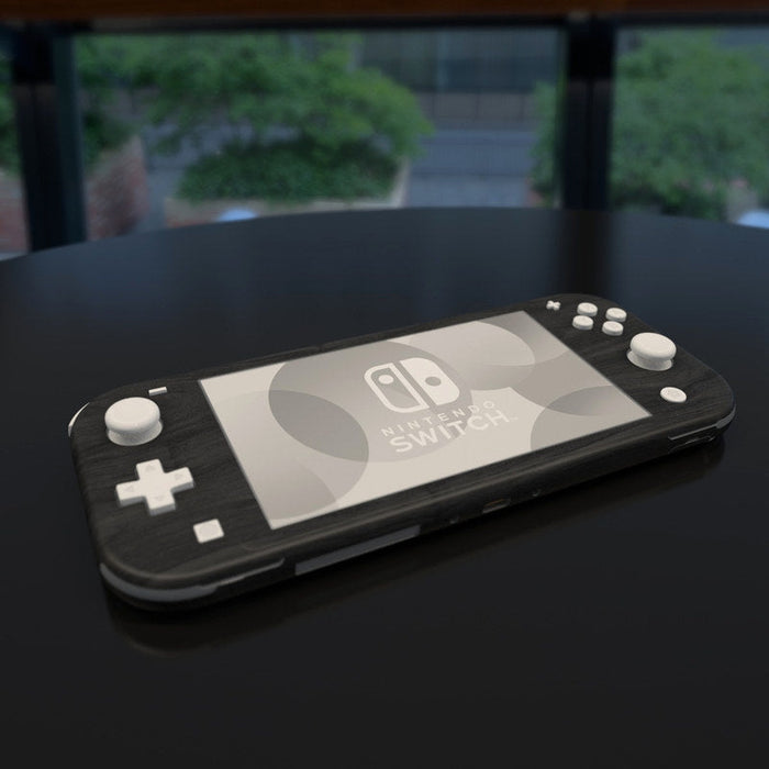 Black Woodgrain - Nintendo Switch Lite Skin