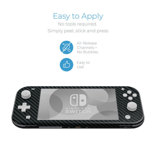 Carbon - Nintendo Switch Lite Skin - eZthings USA WE SORT ALL THE CRAZIEST GADGETS, GIZMOS, TOYS & TECHNOLOGY, SO YOU DON'T HAVE TO.
