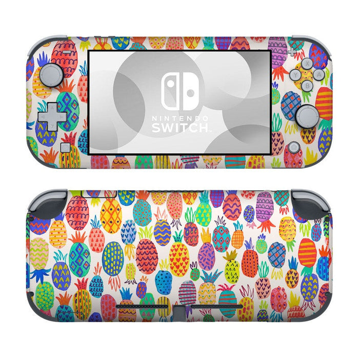 Colorful Pineapples - Nintendo Switch Lite Skin