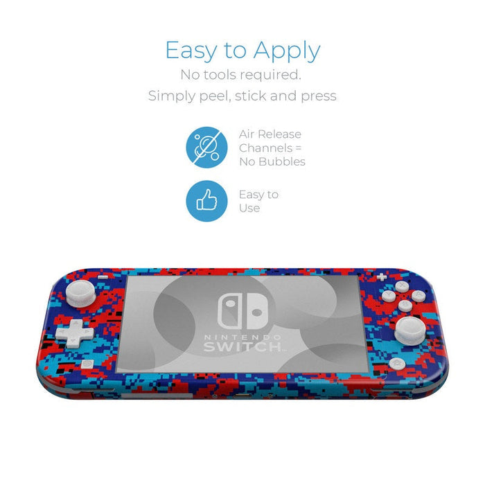 Digital Patriot Camo - Nintendo Switch Lite Skin - eZthings USA WE SORT ALL THE CRAZIEST GADGETS, GIZMOS, TOYS & TECHNOLOGY, SO YOU DON'T HAVE TO.