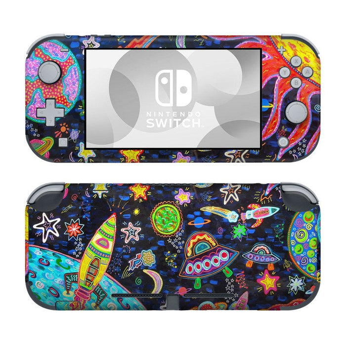Out to Space - Nintendo Switch Lite Skin - eZthings USA WE SORT ALL THE CRAZIEST GADGETS, GIZMOS, TOYS & TECHNOLOGY, SO YOU DON'T HAVE TO.