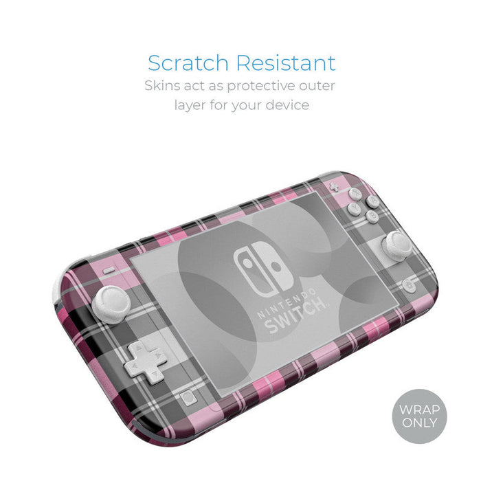 Pink Plaid - Nintendo Switch Lite Skin - eZthings USA WE SORT ALL THE CRAZIEST GADGETS, GIZMOS, TOYS & TECHNOLOGY, SO YOU DON'T HAVE TO.