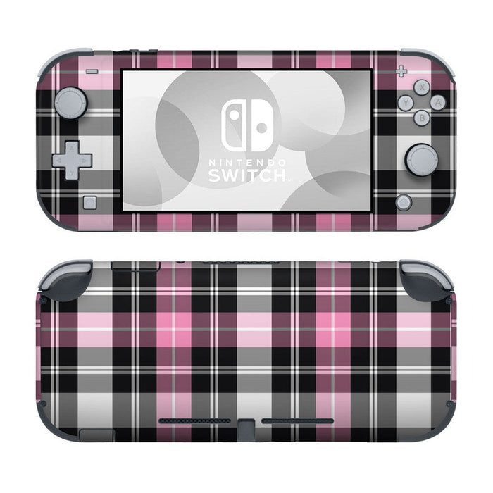 Pink Plaid - Nintendo Switch Lite Skin - eZthings USA WE SORT ALL THE CRAZIEST GADGETS, GIZMOS, TOYS & TECHNOLOGY, SO YOU DON'T HAVE TO.